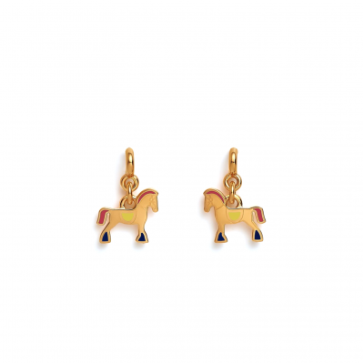 HERMES CHEVAL EARRINGS H100008F